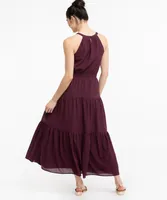 Tiered Halter Dress