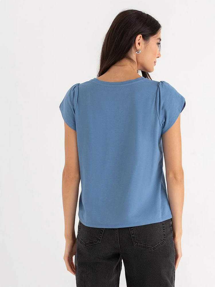 Tessa Tulip Sleeve Tee