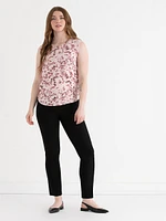 Carrie 2-Layer Cap Sleeve Blouse