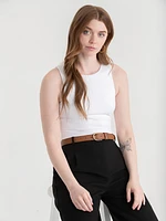 Classic Top Stitch Belt