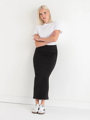 Double Knit Column Skirt