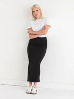 Double Knit Column Skirt