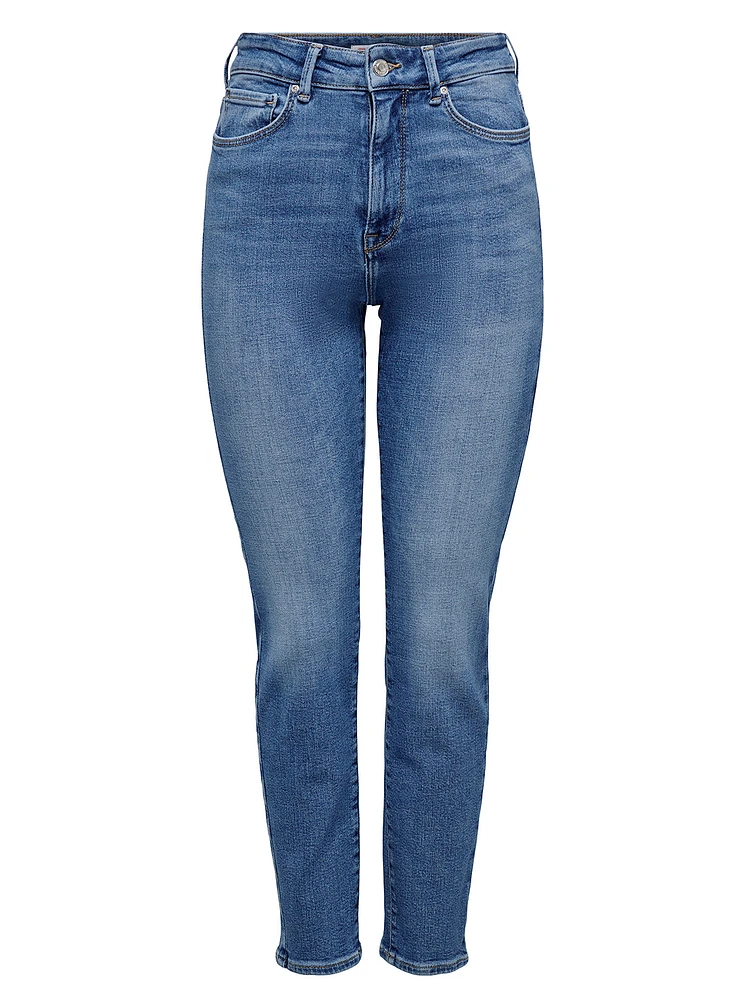 Emily High Waist Straight Leg Jeans