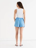 Viscose Linen Drawstring Shorts