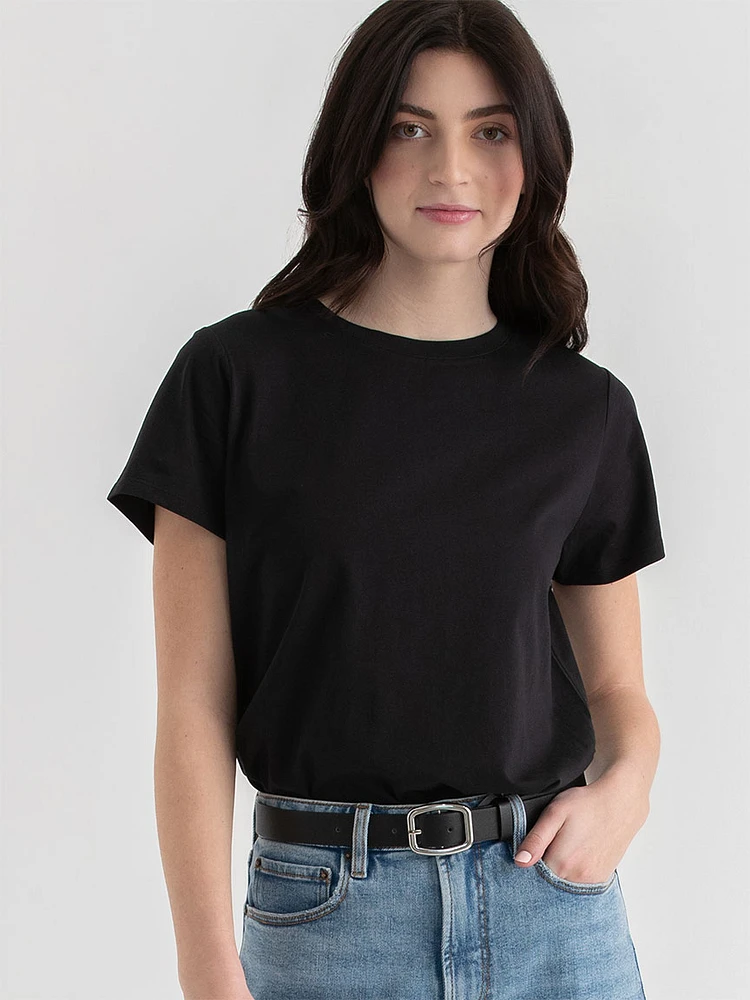 Short Sleeved Relaxed Crewneck T-Shirt