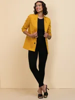 Double Breasted Ponte Blazer