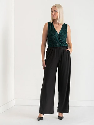 Tinsel Crossover Jumpsuit