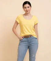 Scoop Shirttail Tee