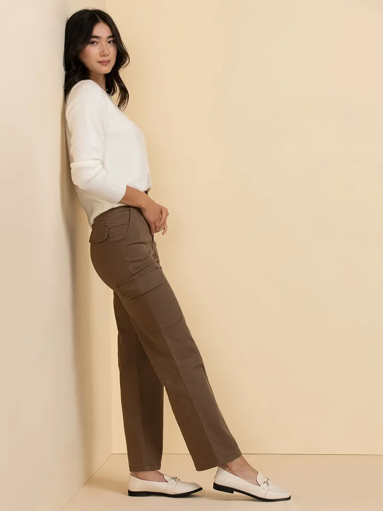 Wide Leg Cargo Jeans