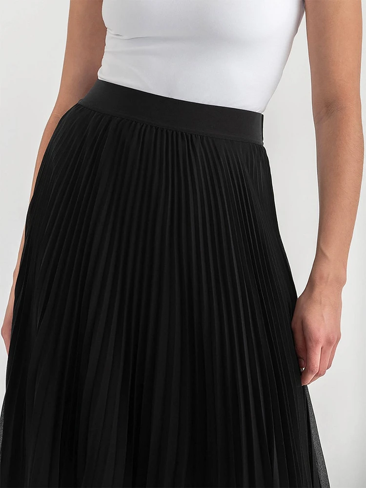 Release Pleat Midi Skirt