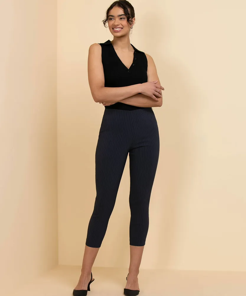 Audrey Skinny Crop Dress Pant MicroTwill