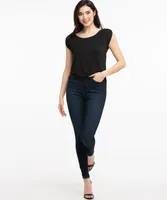 Eco-Friendly Ruched Shoulder Tee