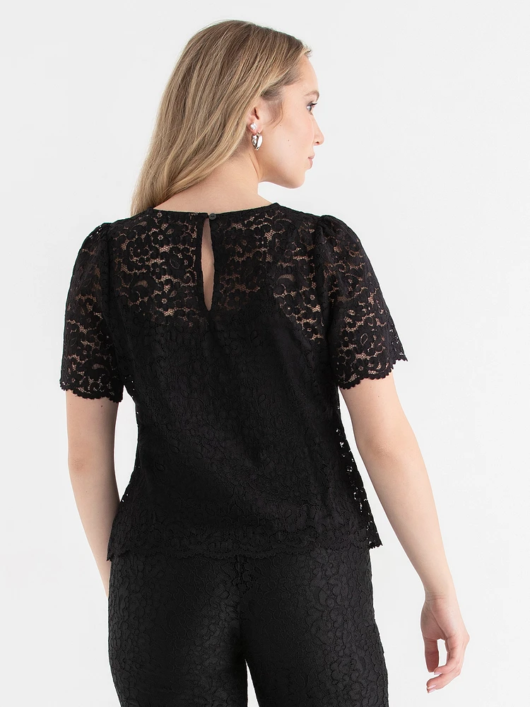 Lace Blouse with Cami