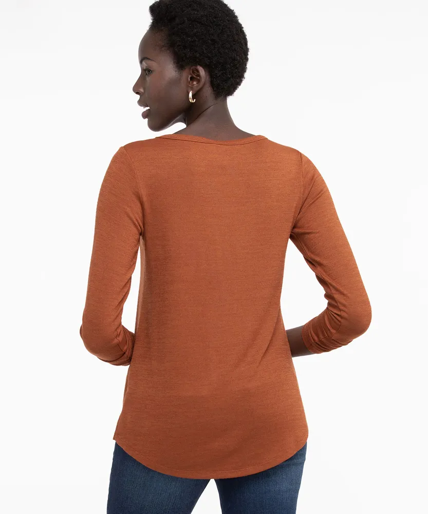 Long Sleeve Hacci Top