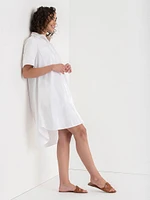 Luxe Poplin Shirt Dress