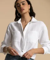 Collared Button Down Long Sleeve Shirt