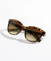 Tortoise Sunglasses With Gold Accents