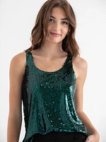 Sequin Tank Top