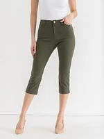 Harlow Skinny Capri Pant Microtwill