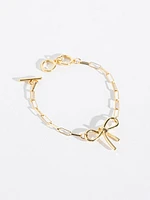 Bow Paper Clip Bracelet