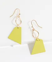 Lime Green Drop Earring