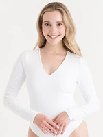 Long Sleeve V-Neck Bodysuit