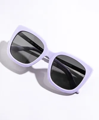 Purple Square Sunglasses