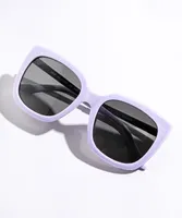 Purple Square Sunglasses