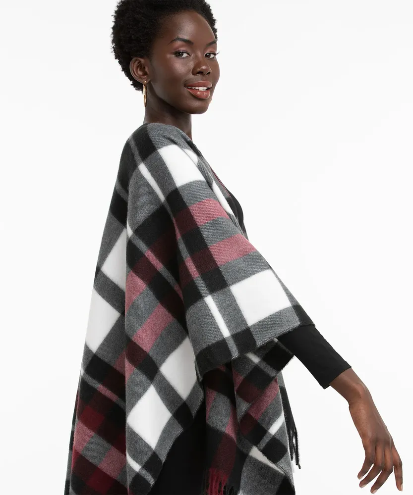 Cozy Plaid Ruana