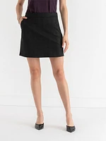 Luxe Ponte Mini Skirt