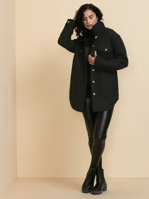 Zia Wool Blend Shirt Jacket