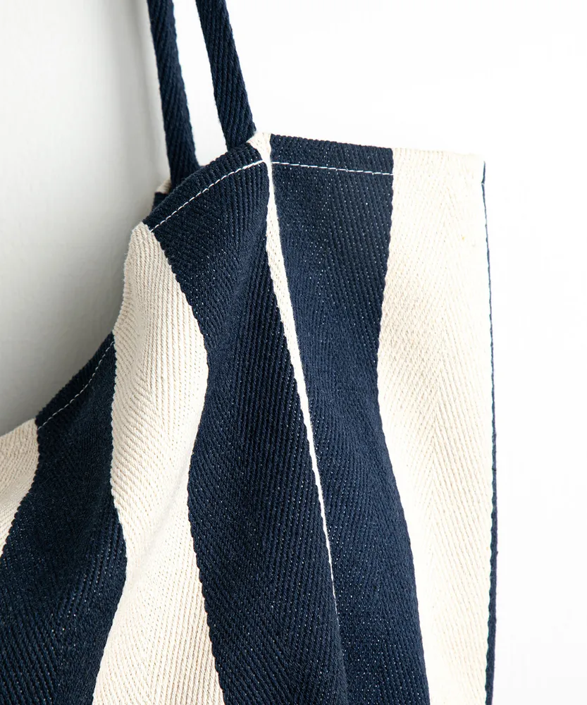 Striped Tote Bag