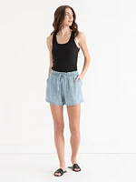 Tencel Drawstring Short