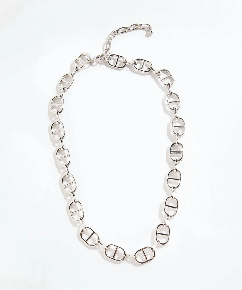 Short Chain Link Necklace