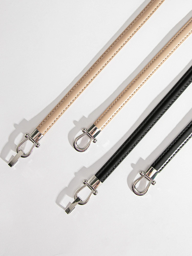 Adjustable Skinny Belt Duo