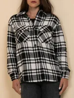 Plaid Shacket by Autres Filles