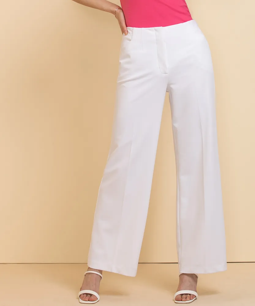 Premium Tailored Wide-Leg Pant