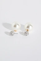 Front and Back Pearl Earrings