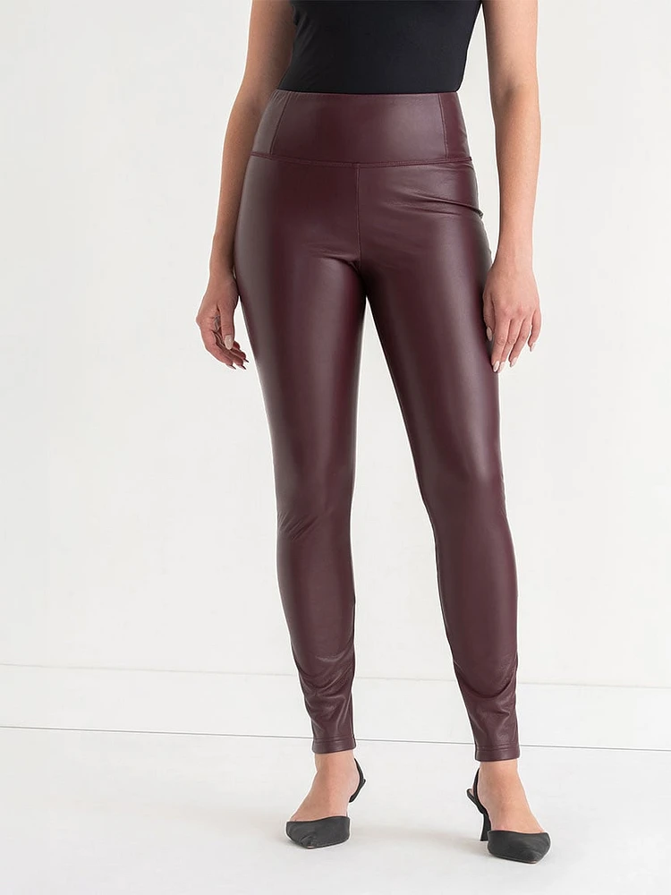 Faux Leather Legging