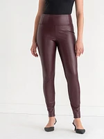 Faux Leather Legging