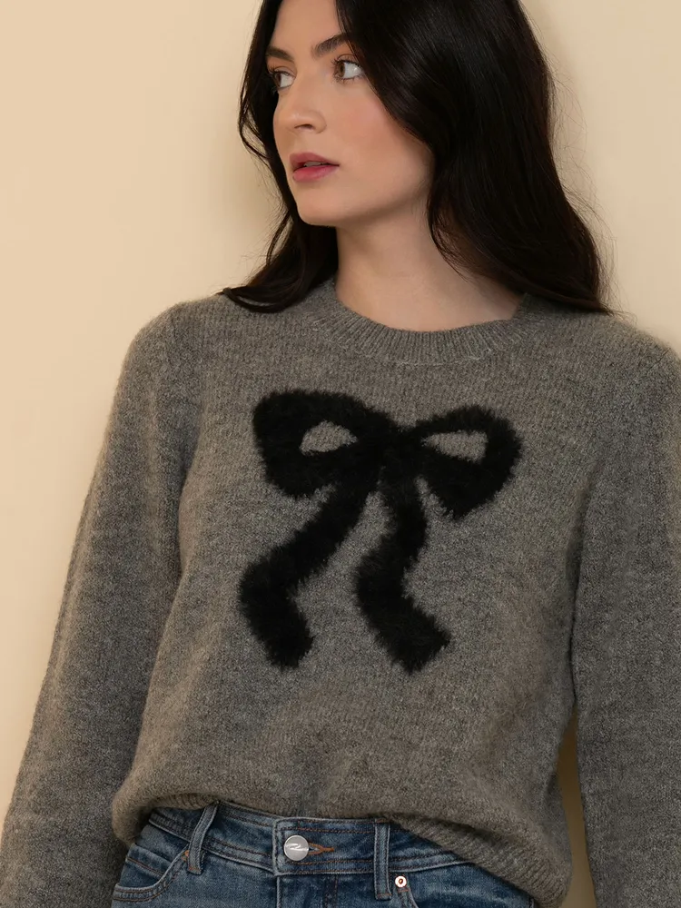 Crew Neck Mossy Pullover Sweater