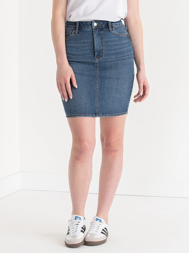 Denim Pencil Skirt