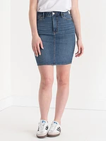 Denim Pencil Skirt