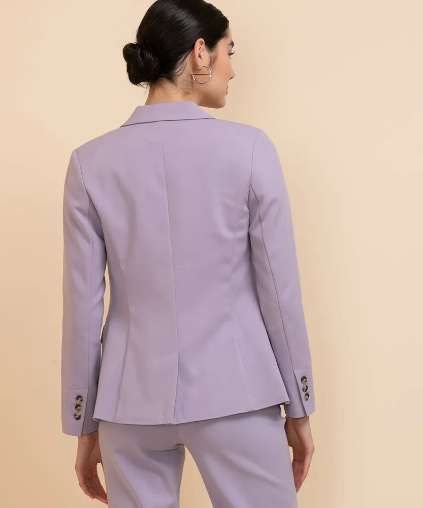 Cotton Sateen Suiting Blazer