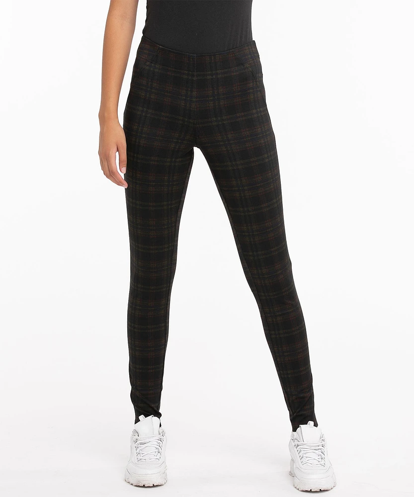 Plaid Luxe Ponte Legging