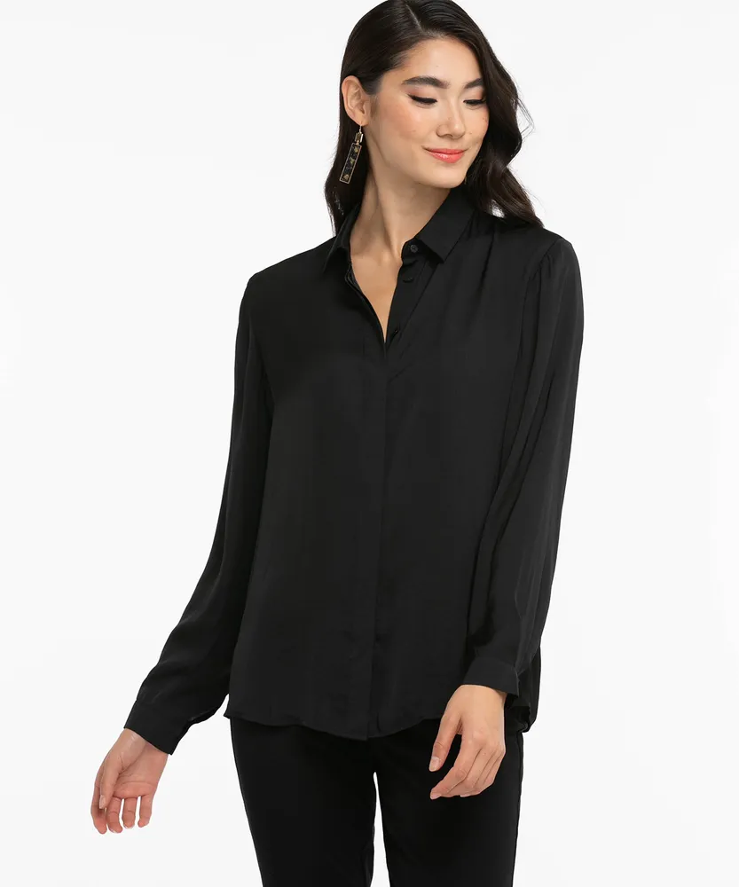 Long Sleeve Collared Shirt