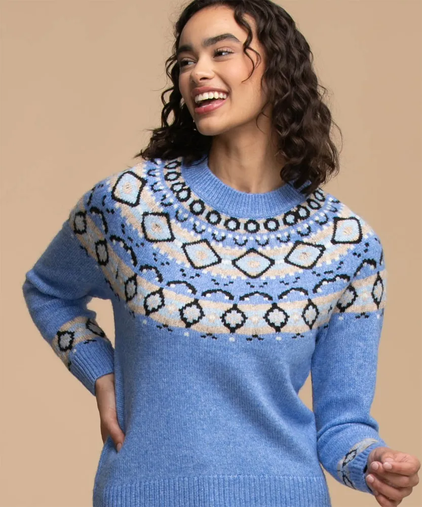 Fair Isle Pullover Sweater