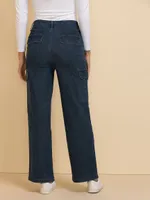 Wide Leg Cargo Jeans