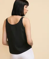 Vera Sleeveless 2-Layer Essential V-Neck Blouse