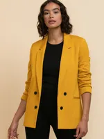 Double Breasted Ponte Blazer